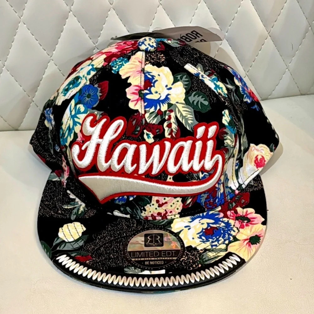 NWT Robin Ruth Tropical Floral‎ Snapback Hat